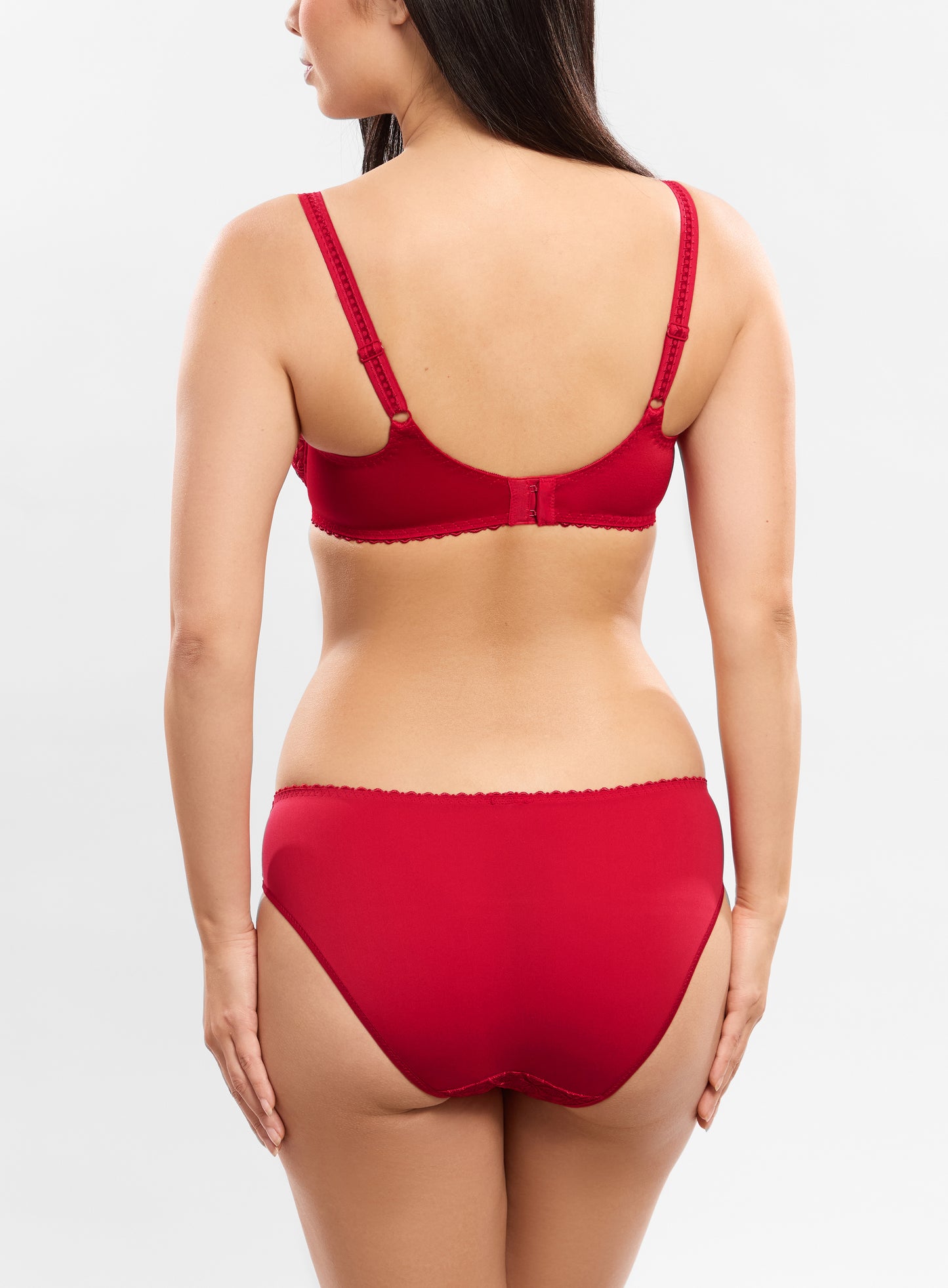 Empreinte-Romy soutien-gorge corbeille avec armatures rouge impérial