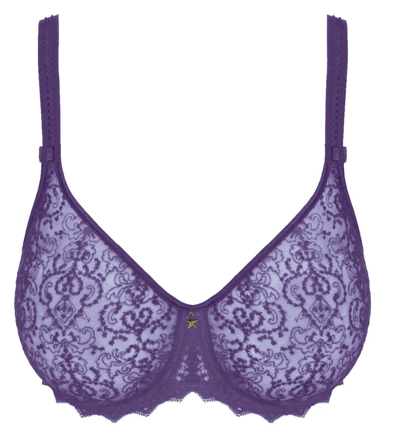 Empreinte-Cassiopée soutien-gorge moulé classique avec armatures dark purple