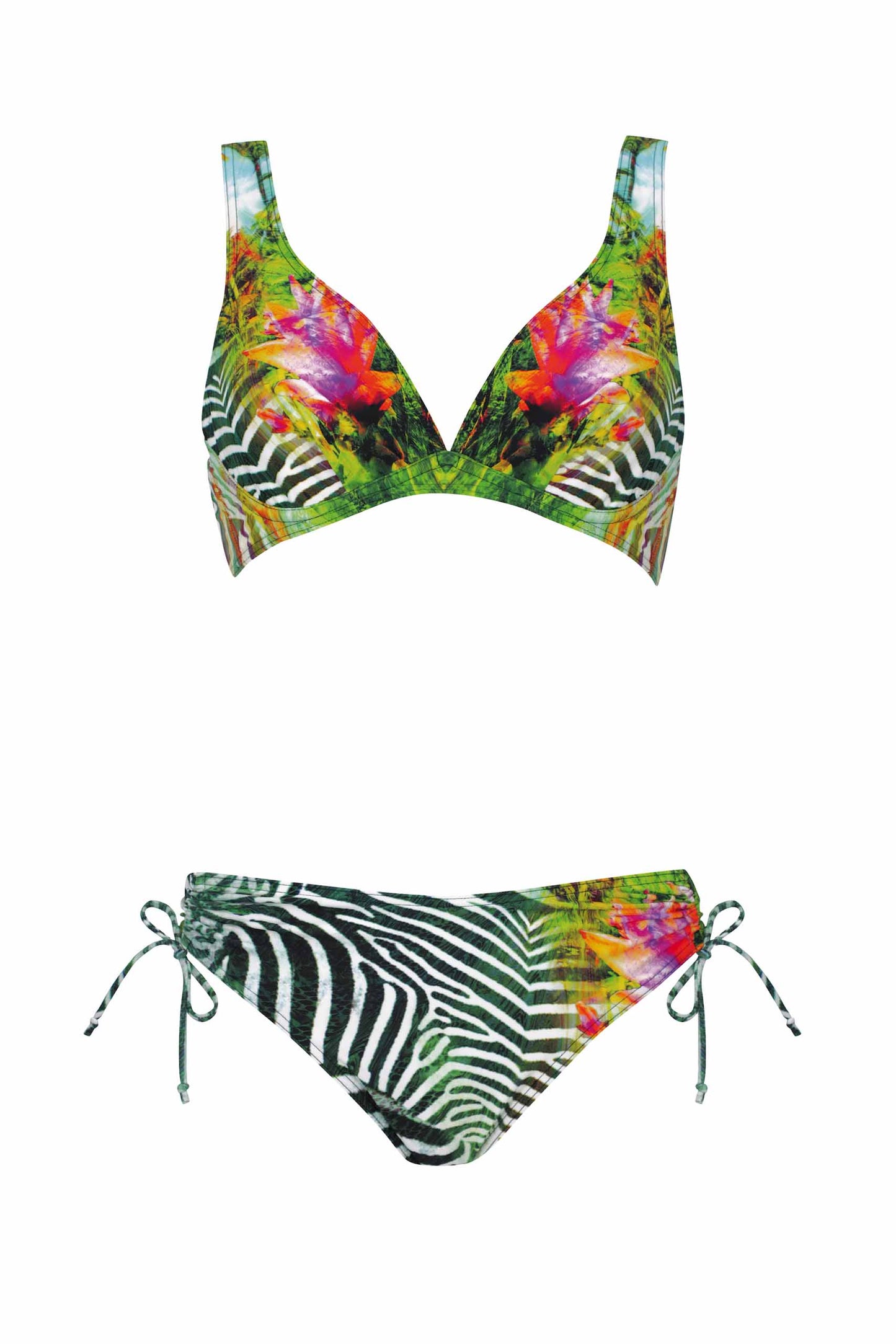 Sunmarin-Culotte de maillot gris/multicolore