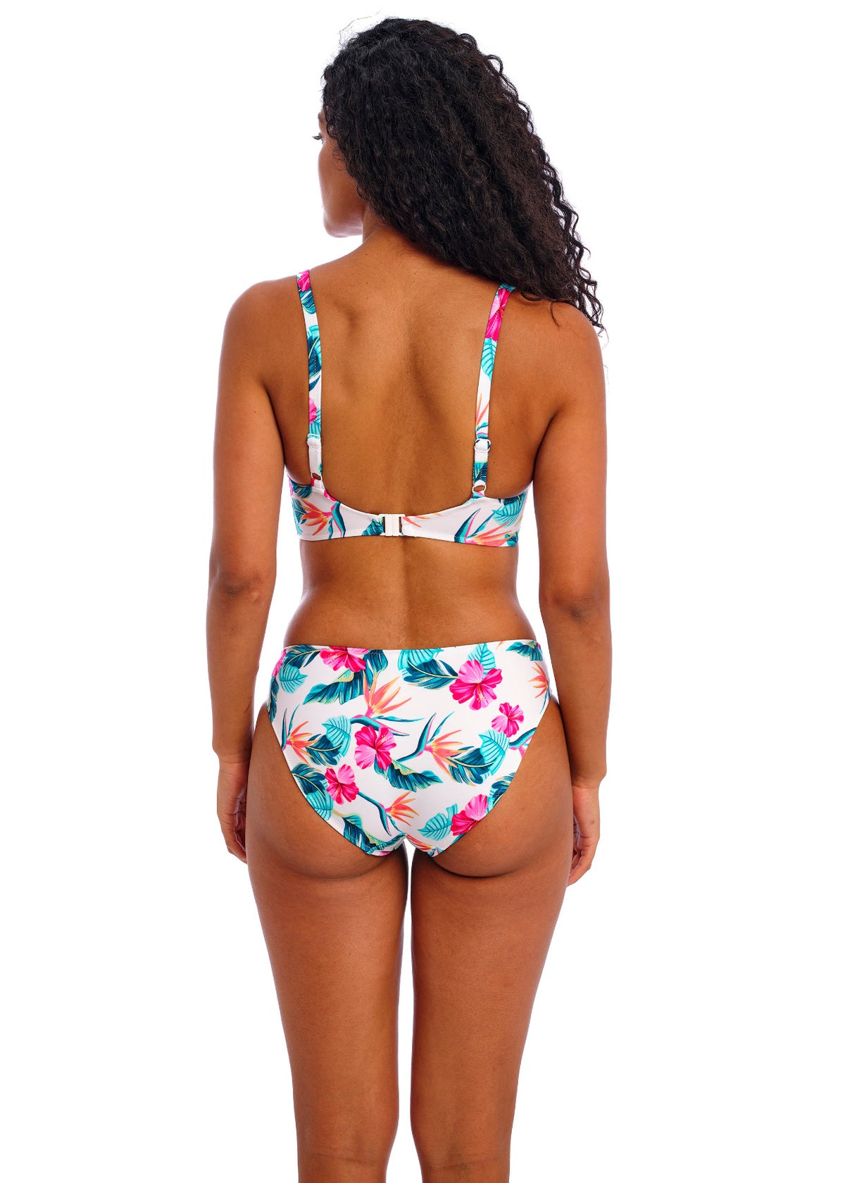 Freya Swim-Palm Paradise culotte bikini blanc