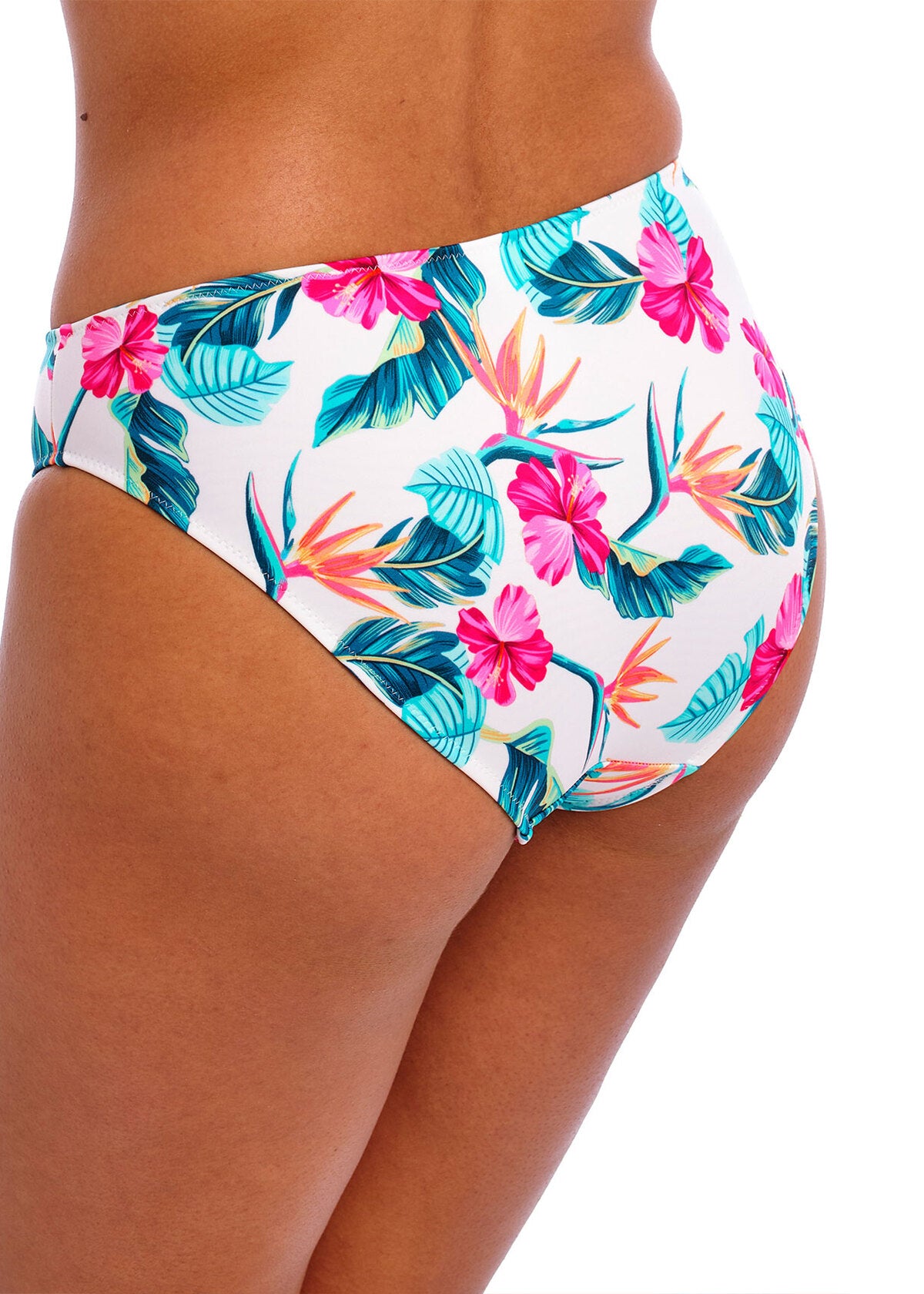 Freya Swim-Palm Paradise culotte bikini blanc