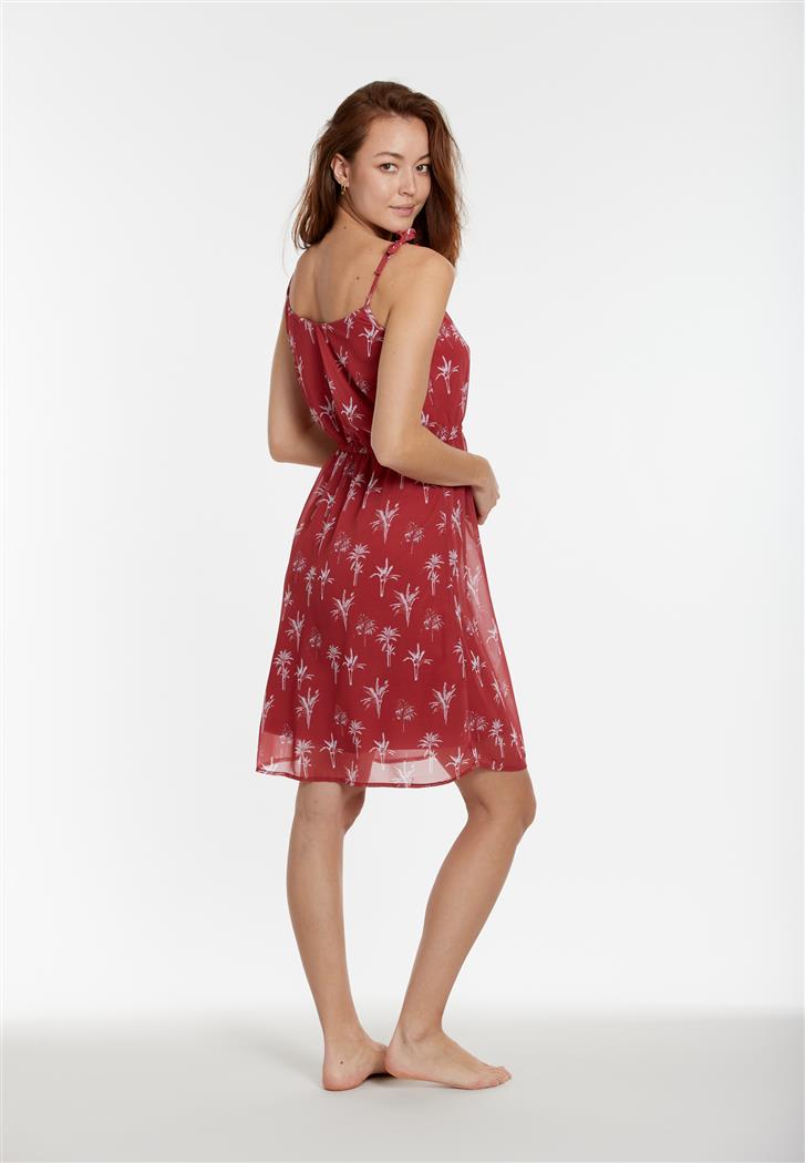 Olympia-Robe de plage rouge