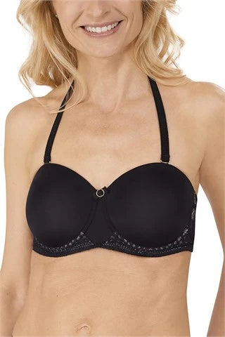 Amoena-Pia soutien-gorge bandeau rembourré à armatures noir/sable