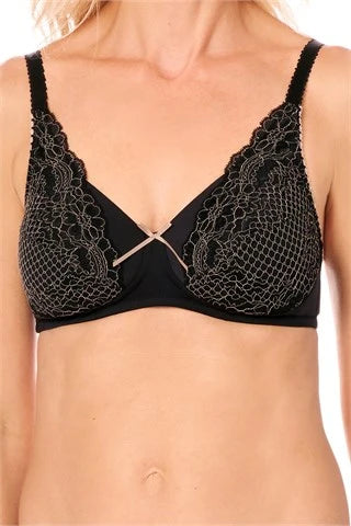 Amoena-Alina soutien-gorge rembourré sans armature noir/sable
