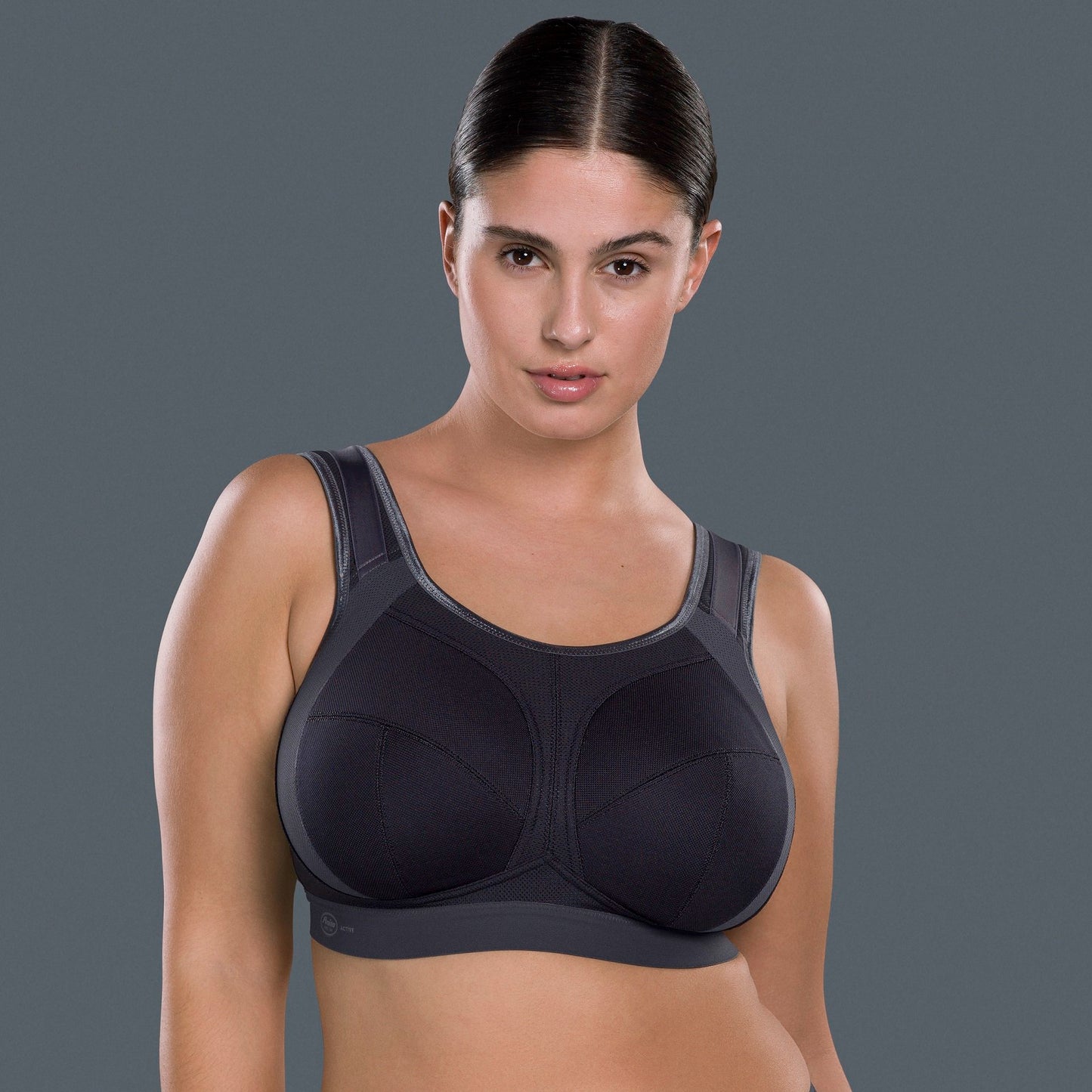 Anita Active-Extreme Control Plus soutien-gorge de sport bonnets profonds noir/anthracite
