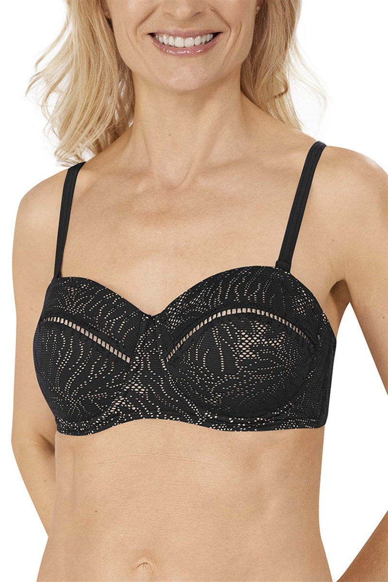 Amoena-Palma haut de bikini rembourré avec armatures noir
