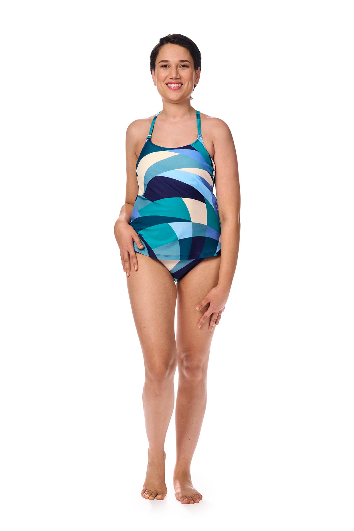 Amoena-Lisbon haut de tankini sans armature jade/multi