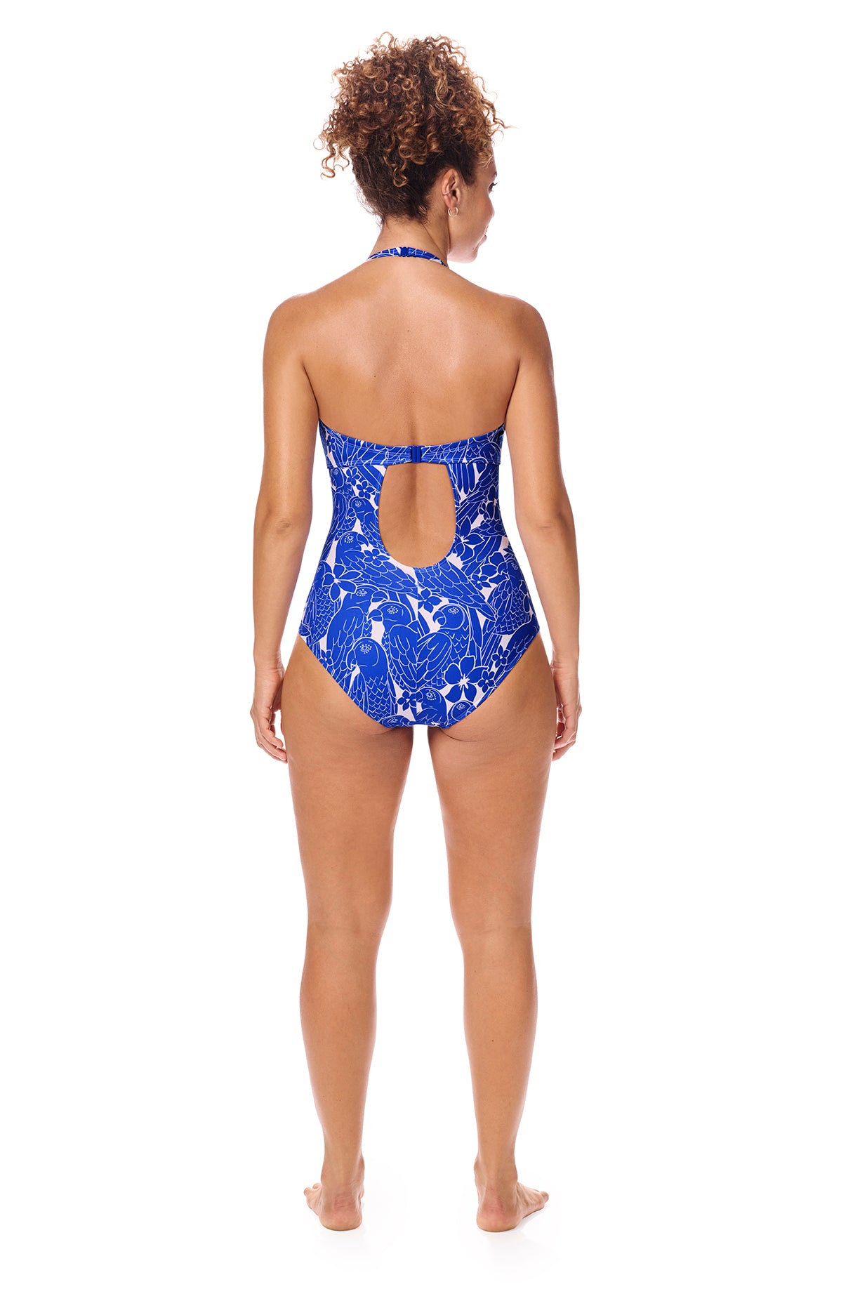 Amoena-Azores maillot de bain une pièce bandeau bleu royal/blanc