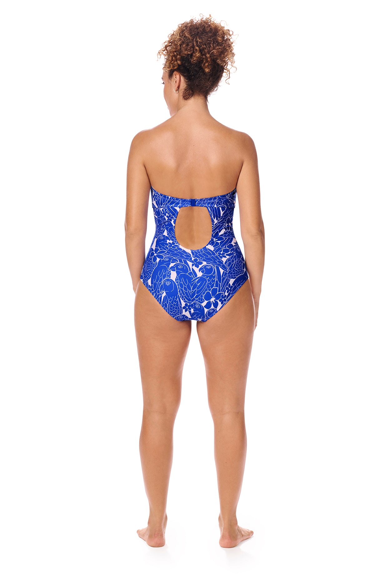 Amoena-Azores maillot de bain une pièce bandeau bleu royal/blanc