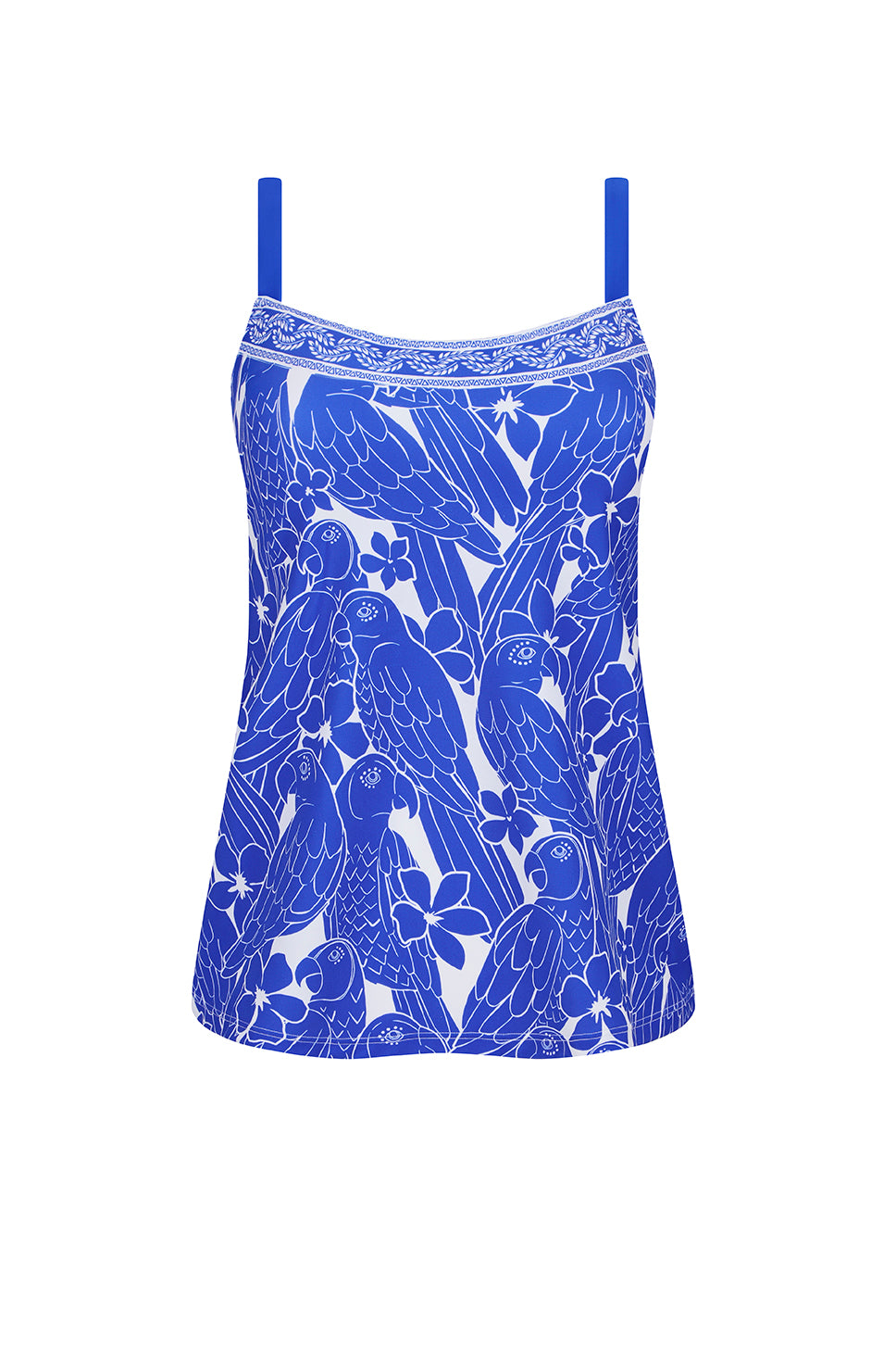 Amoena-Azores haut de tankini sans armature bleu royal/blanc