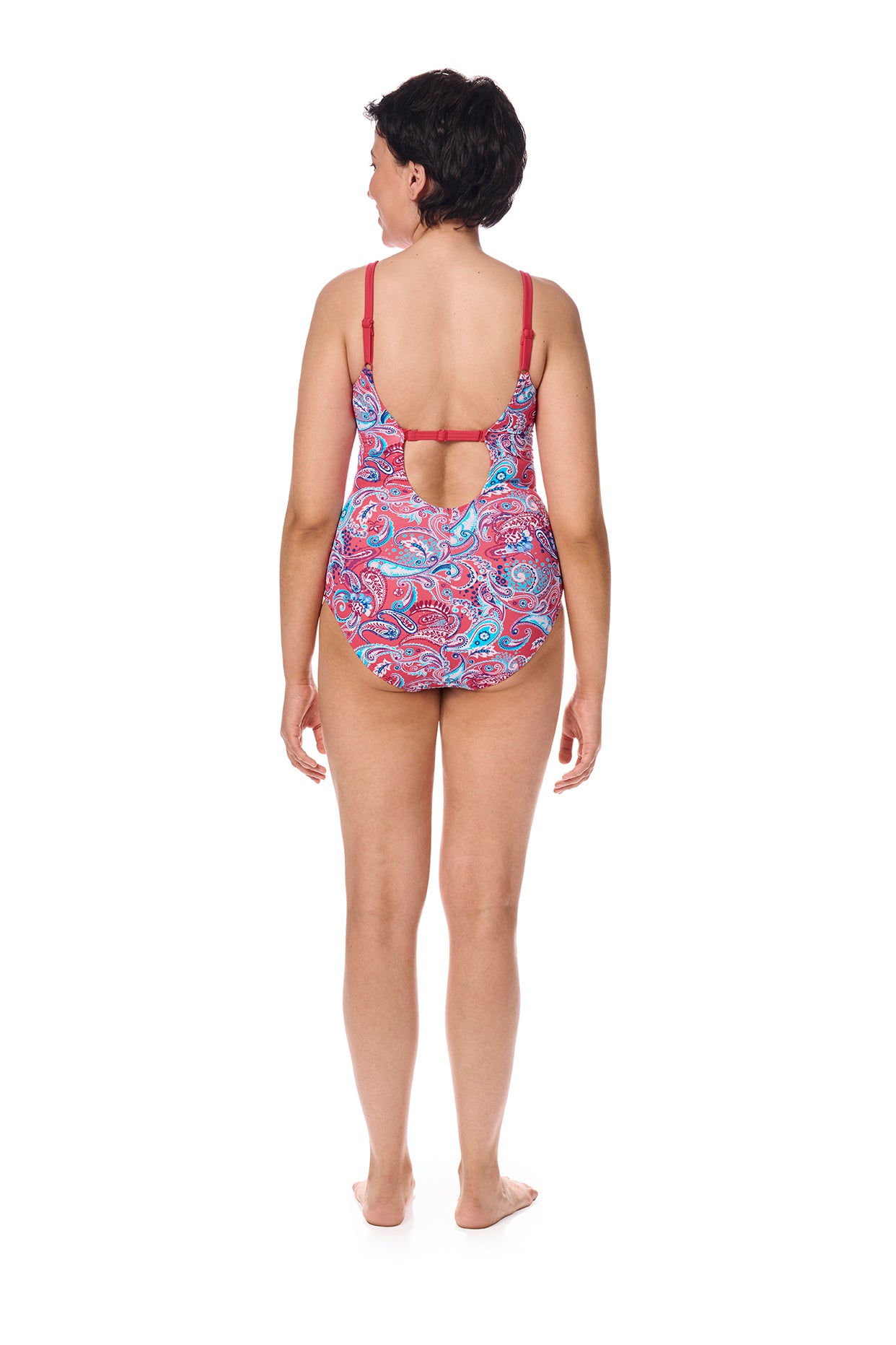 Amoena-Barbados maillot de bain une pièce rose vif/multi