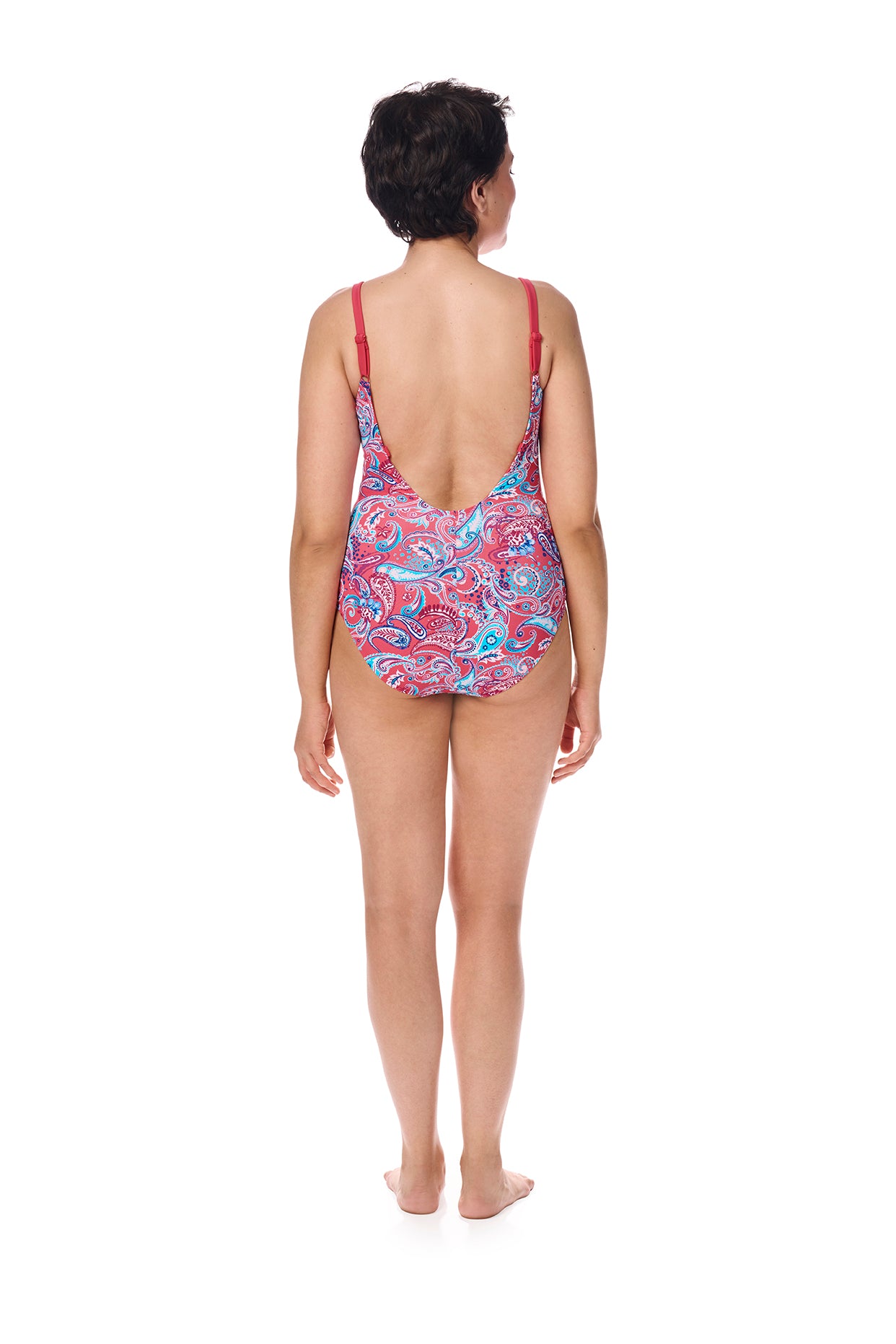 Amoena-Barbados maillot de bain une pièce rose vif/multi