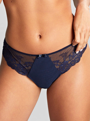 Panache-Ana thong midnight sequin