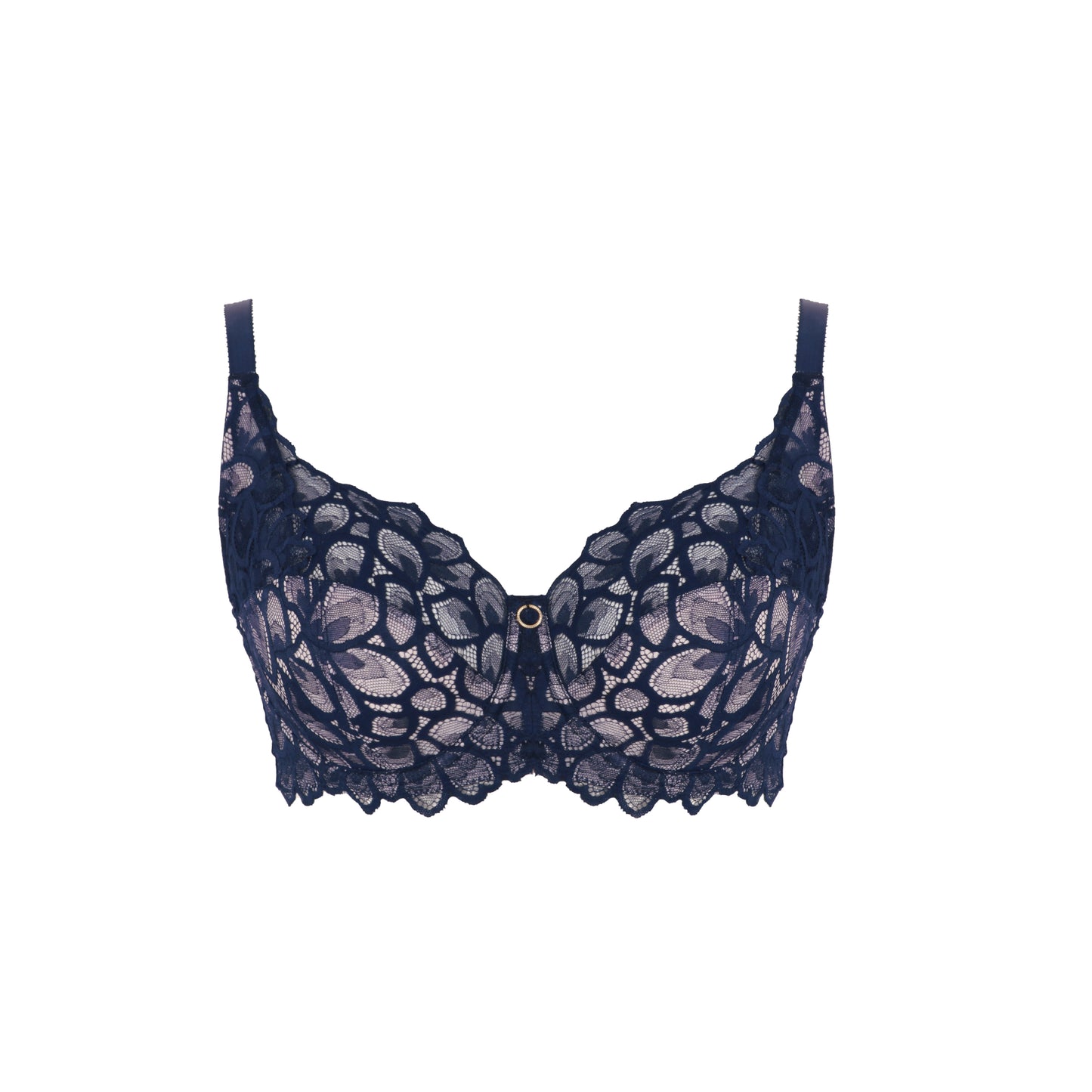 Panache-Allure soutien-gorge emboîtant à armatures navy