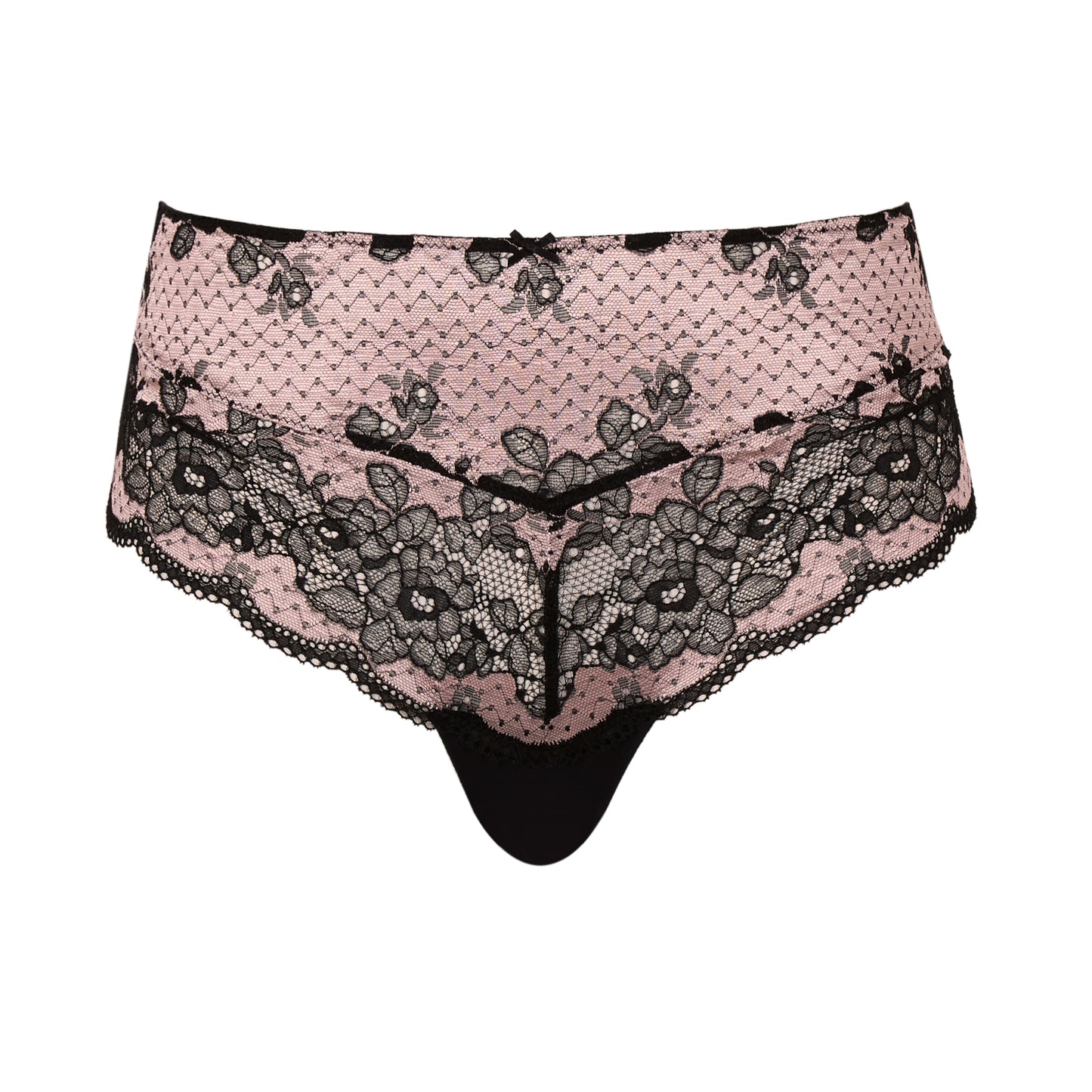 Panache-Clara culotte noir/rose