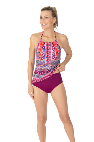 Amoena-Boho Vibes haut de tankini sorbet aux baies/imprimé