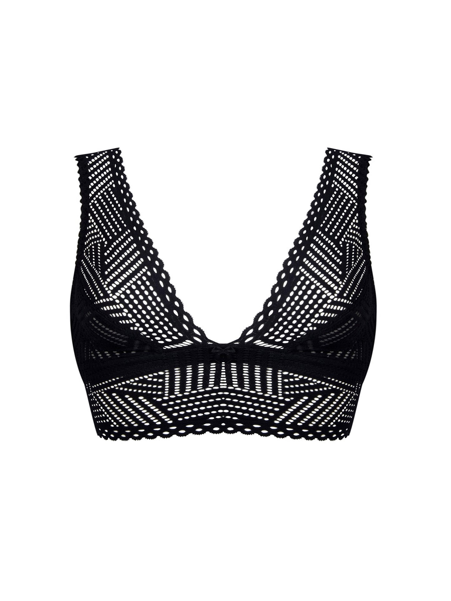 Antigel-TRESSAGE GRAPHIC brassière séduction tressage noir