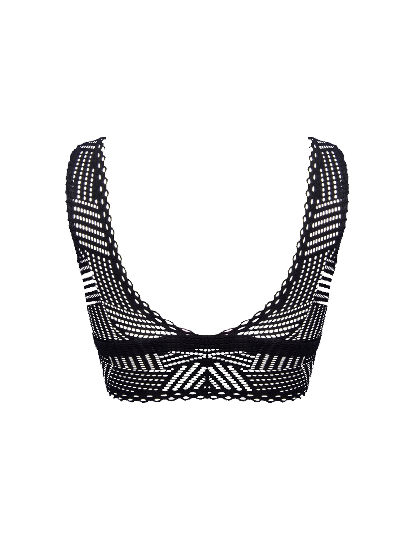 Antigel-TRESSAGE GRAPHIC brassière séduction tressage noir
