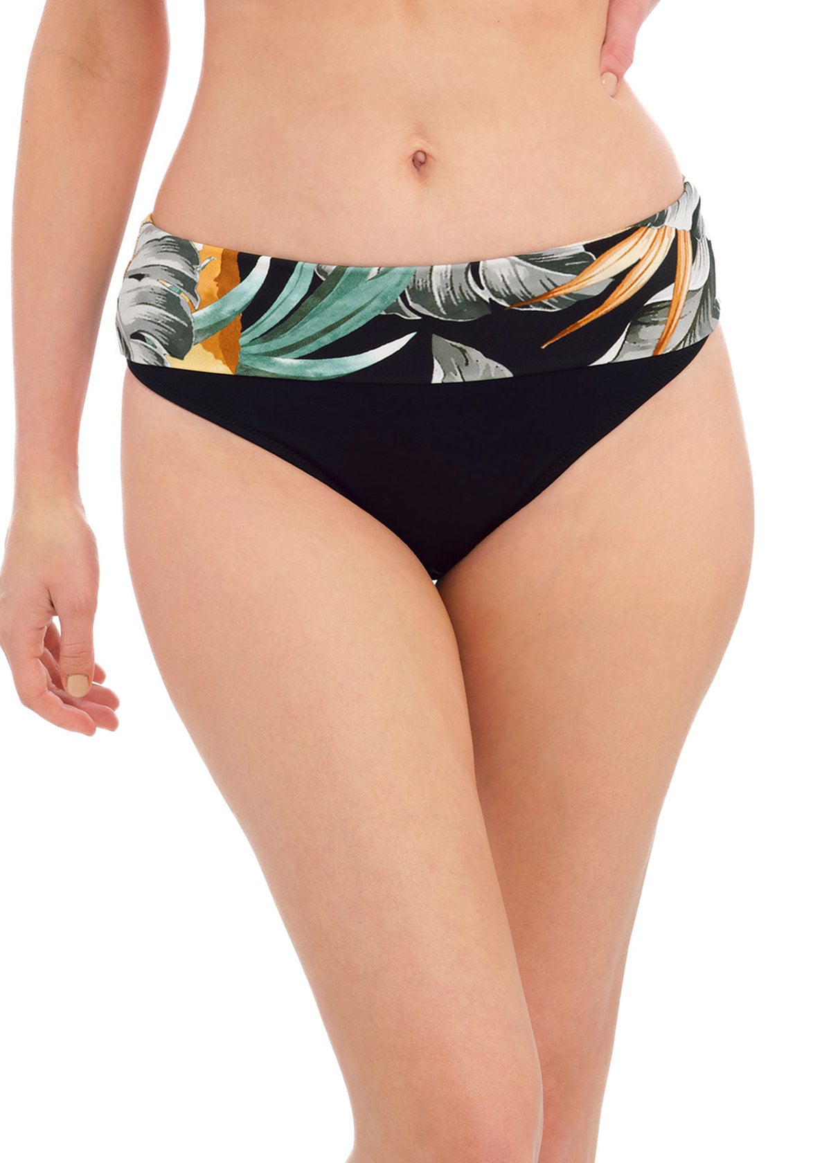 Fantasie Swim-Bamboo Grove culotte taille haute pliable jet