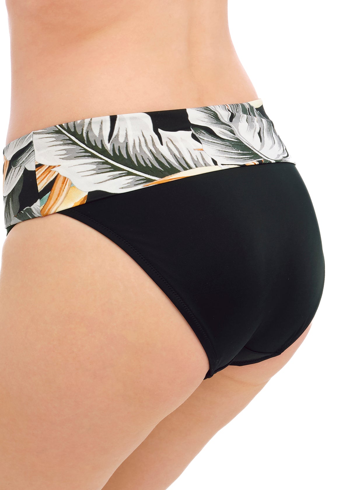 Fantasie Swim-Bamboo Grove culotte taille haute pliable jet