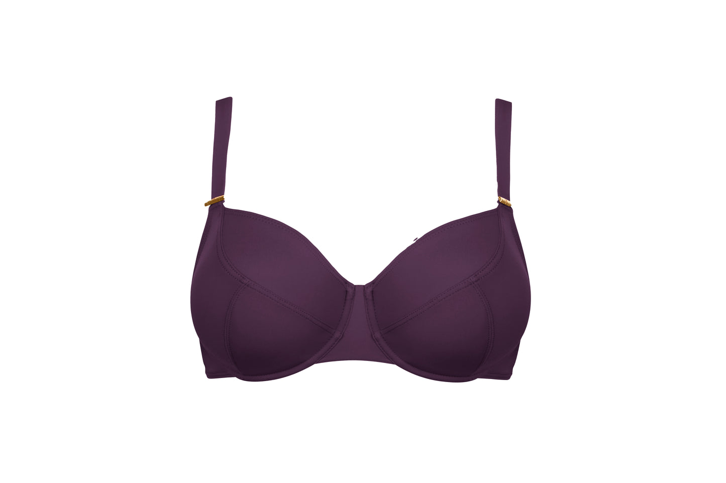 Empreinte-Iconic haut de bikini emboîtant avec armatures prune