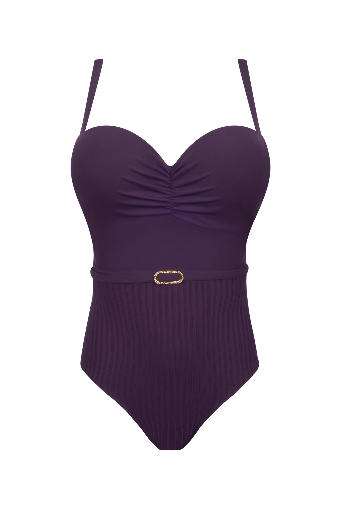 Empreinte-Iconic maillot de bain une pièce prune