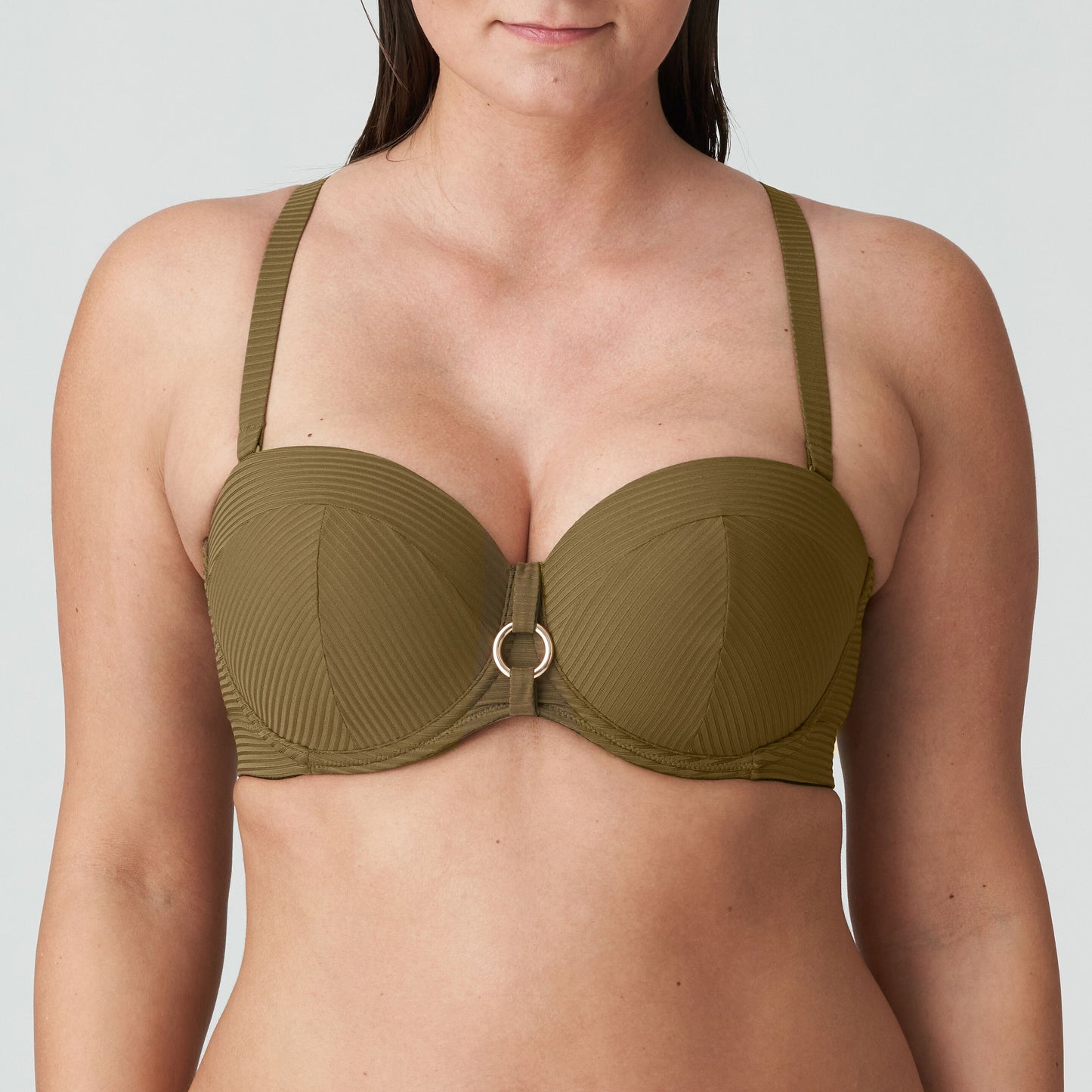 Primadonna Swim-Sahara haut de bikini bandeau rembourré olive