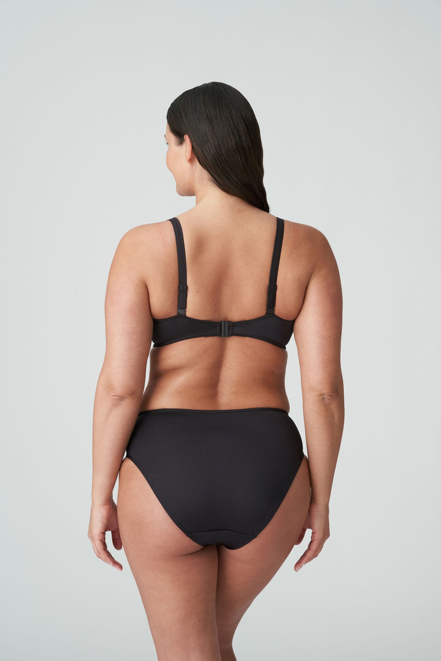 Primadonna Swim-Barrani slip bikini taille haute roast coffee
