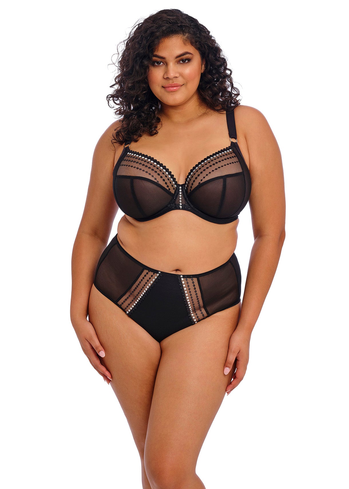Elomi-Matilda soutien-gorge plongeant à armatures noir