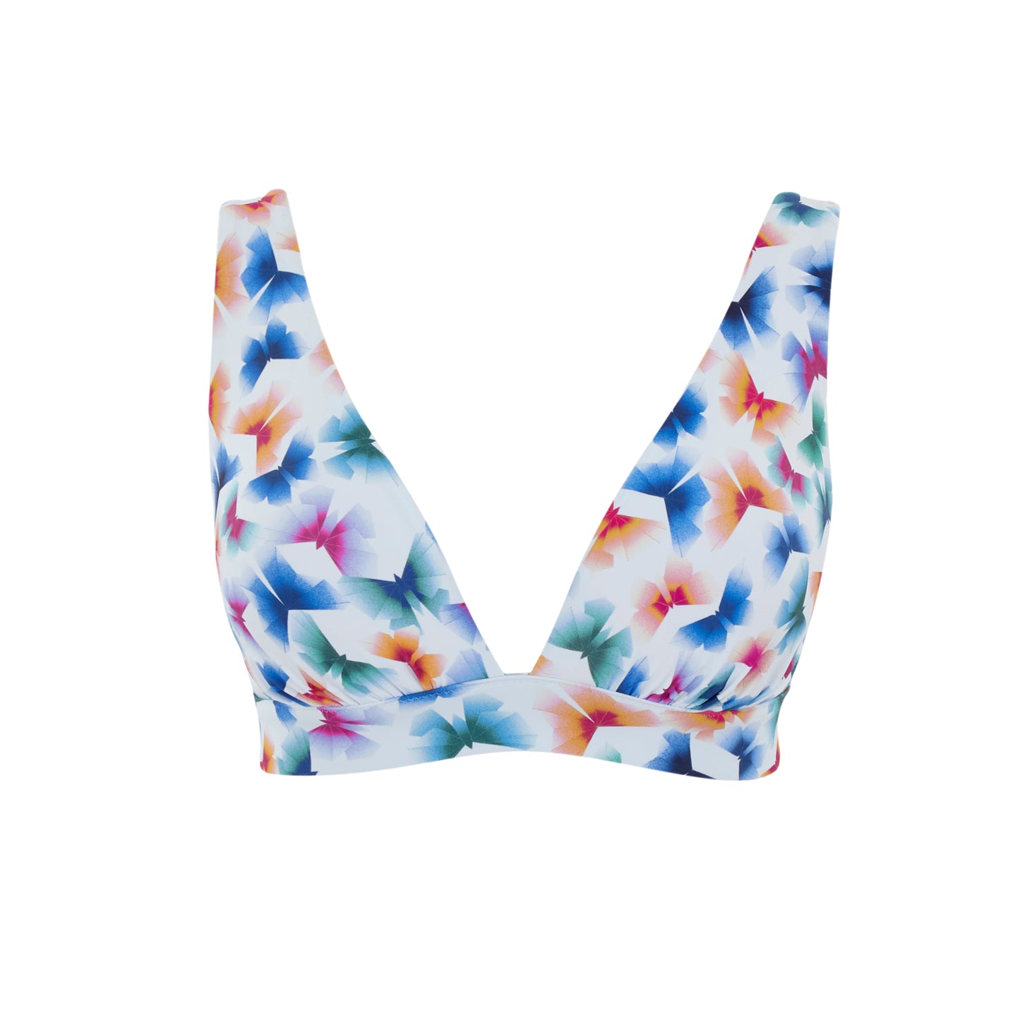 Panache Swim-Kara haut de bikini triangle sans armature imprimé flutter