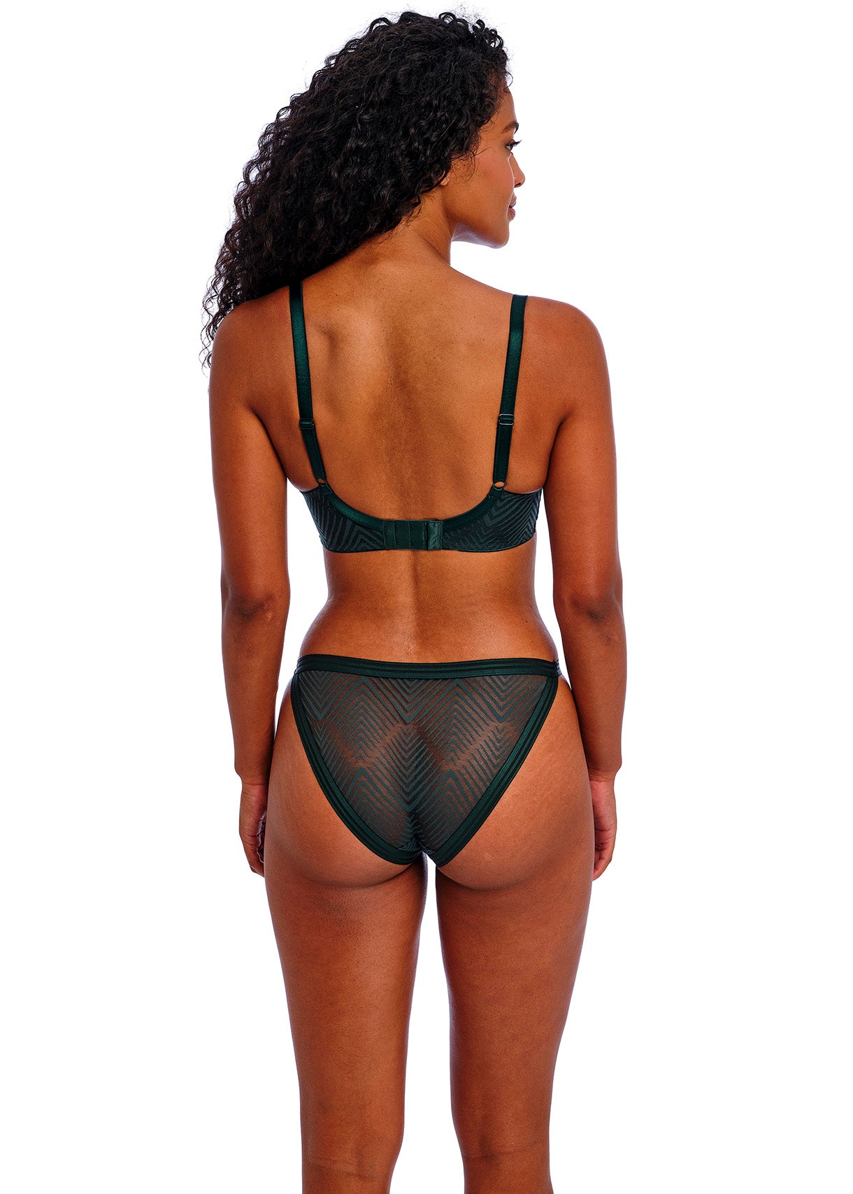 Freya-Tailored soutien-gorge triangle plongeant deep emerald