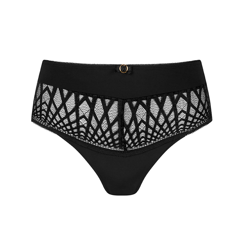 Amoena-Pia culotte taille haute noir/sable