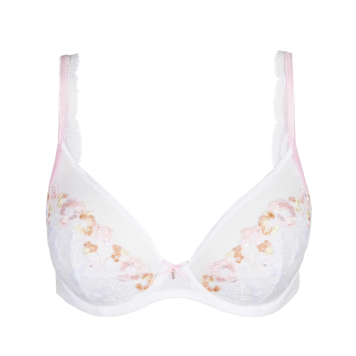 Marie Jo-Lizelot soutien-gorge souple à décolleté plongeant blanc