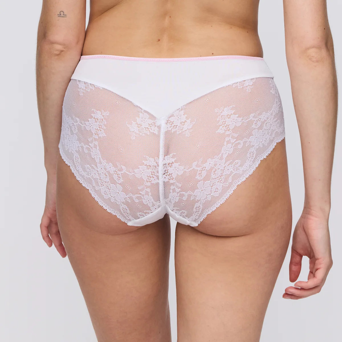 Marie Jo-Lizelot slip taille haute blanc