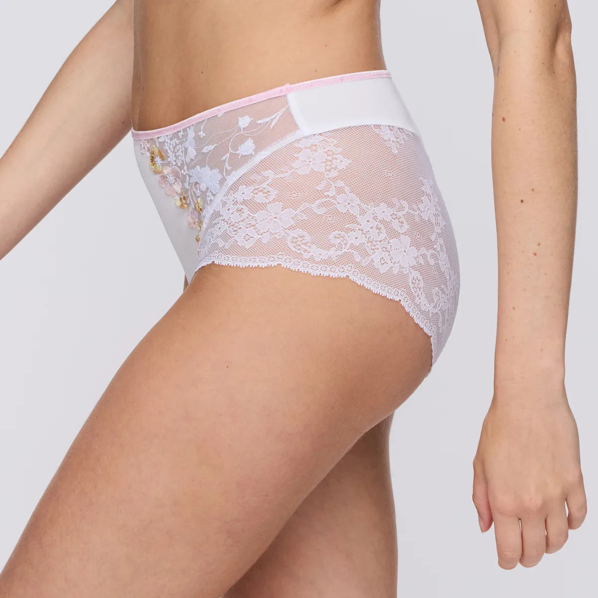 Marie Jo-Lizelot slip taille haute blanc