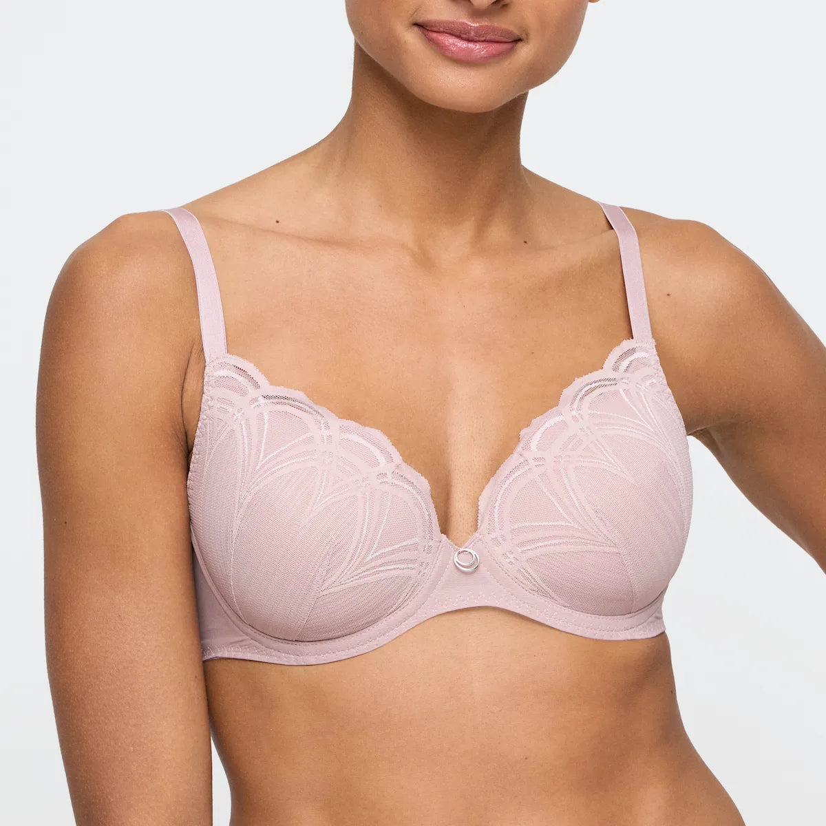 Marie Jo-Cathia soutien-gorge rembourré forme coeur bois de rose