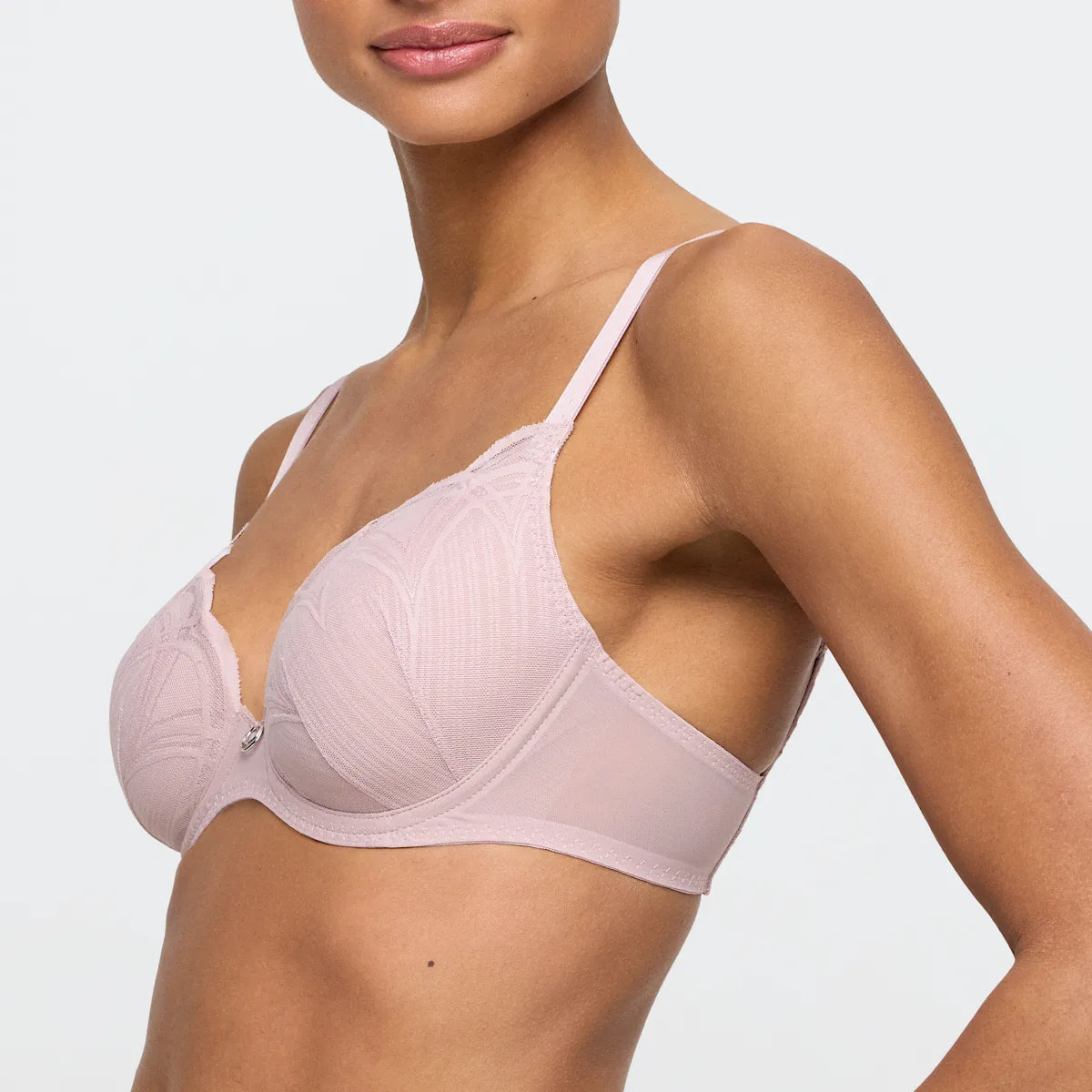 Marie Jo-Cathia soutien-gorge rembourré forme coeur bois de rose