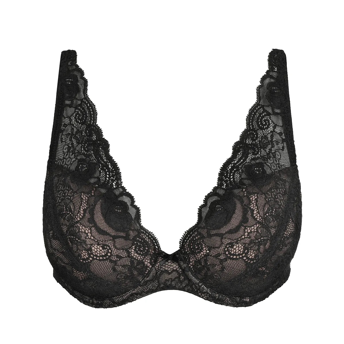 Marie Jo-Cyrile soutien-gorge rembourré plongeant noir