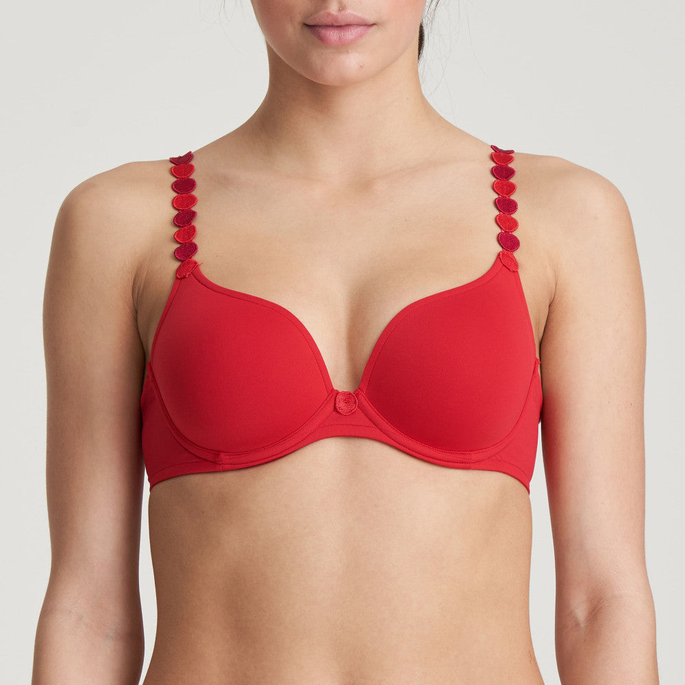 Marie Jo-Tom soutien-gorge rembourré décolleté en coeur écarlate