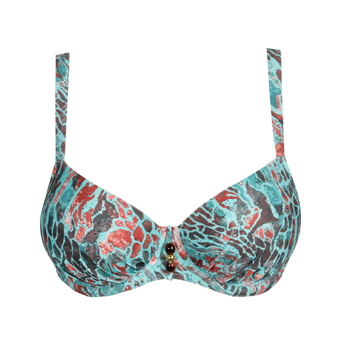 Primadonna Swim-Riyad haut de bikini emboitant avec armatures Turquoise Seas
