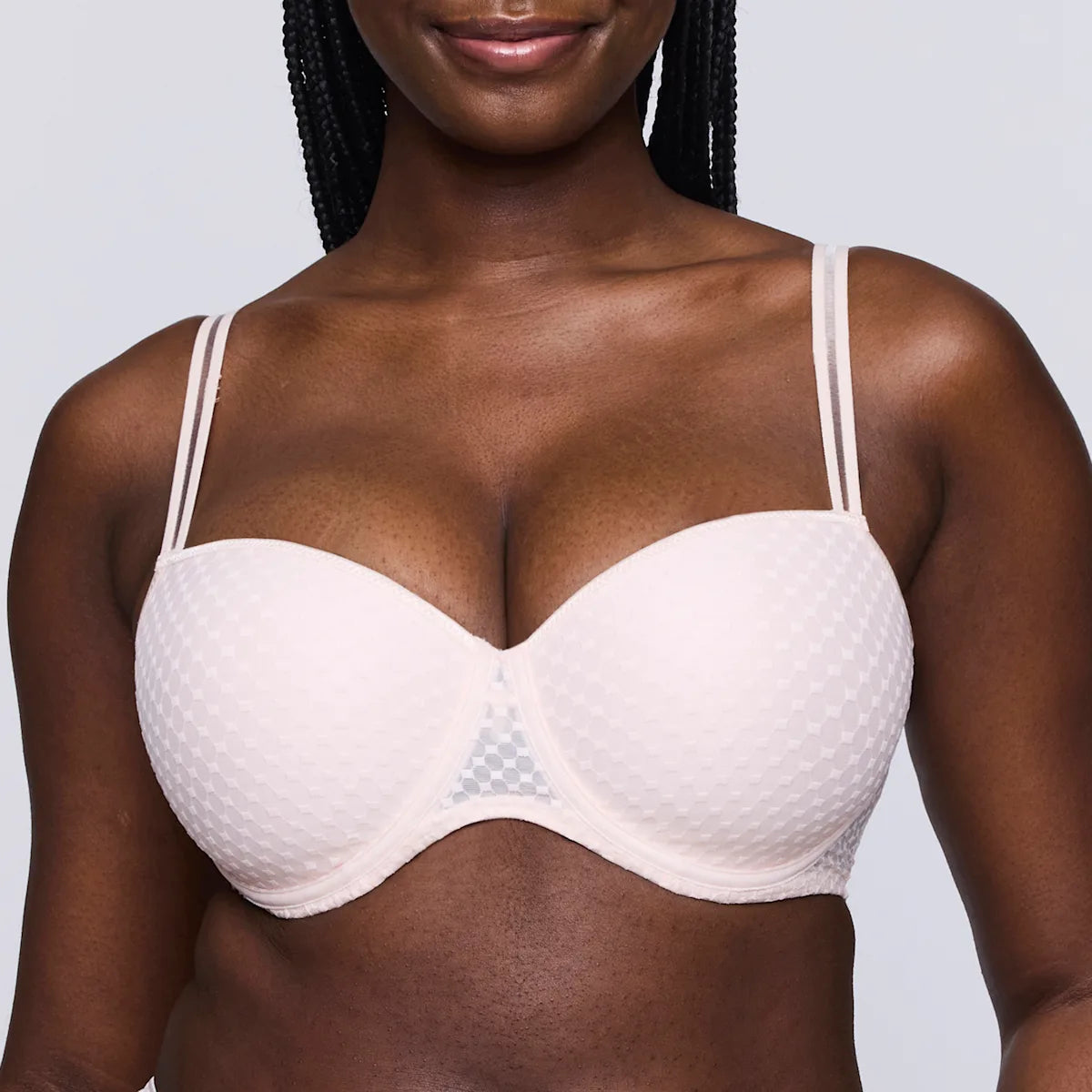 Primadonna Twist-Glass Beach soutien-gorge balconnet rembourré crystal pink