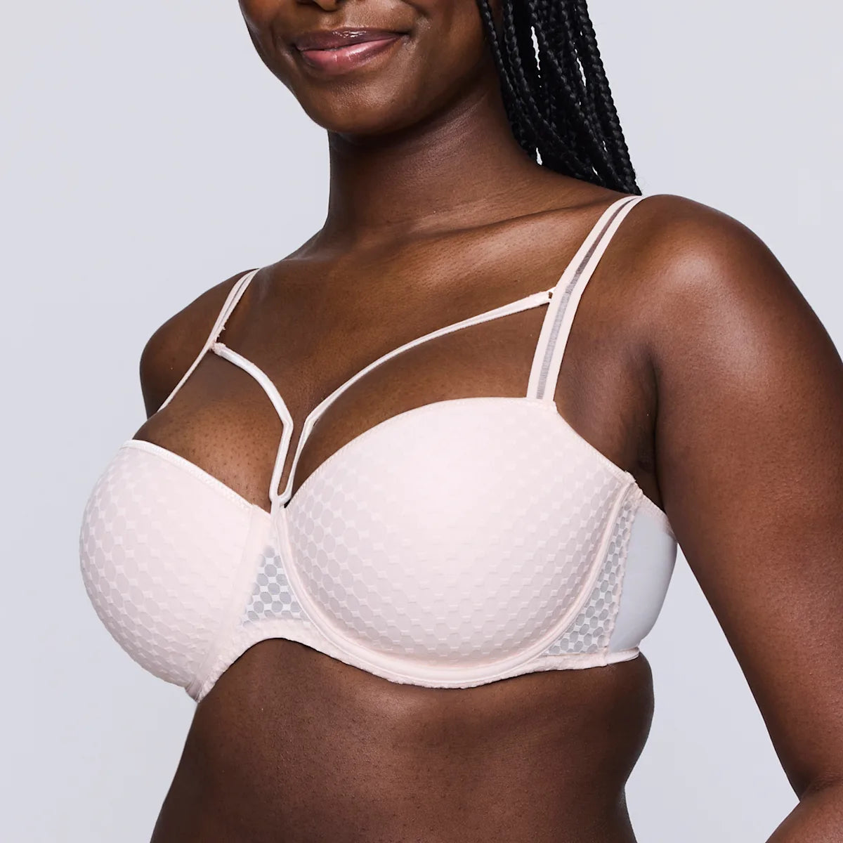 Primadonna Twist-Glass Beach soutien-gorge balconnet rembourré crystal pink