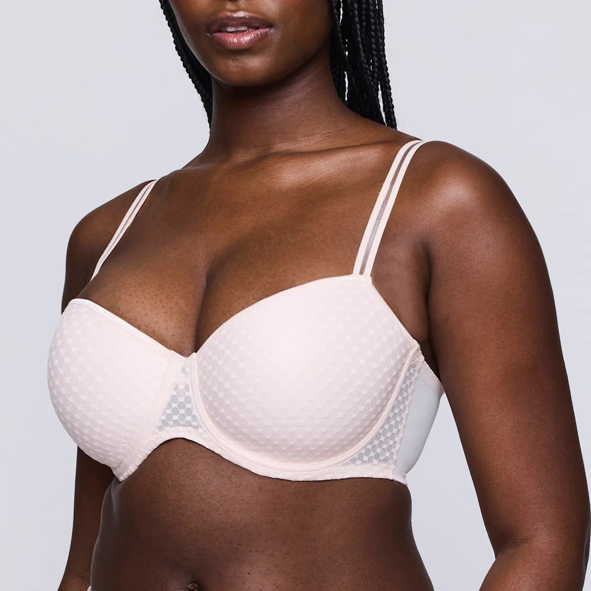 Primadonna Twist-Glass Beach soutien-gorge balconnet rembourré crystal pink