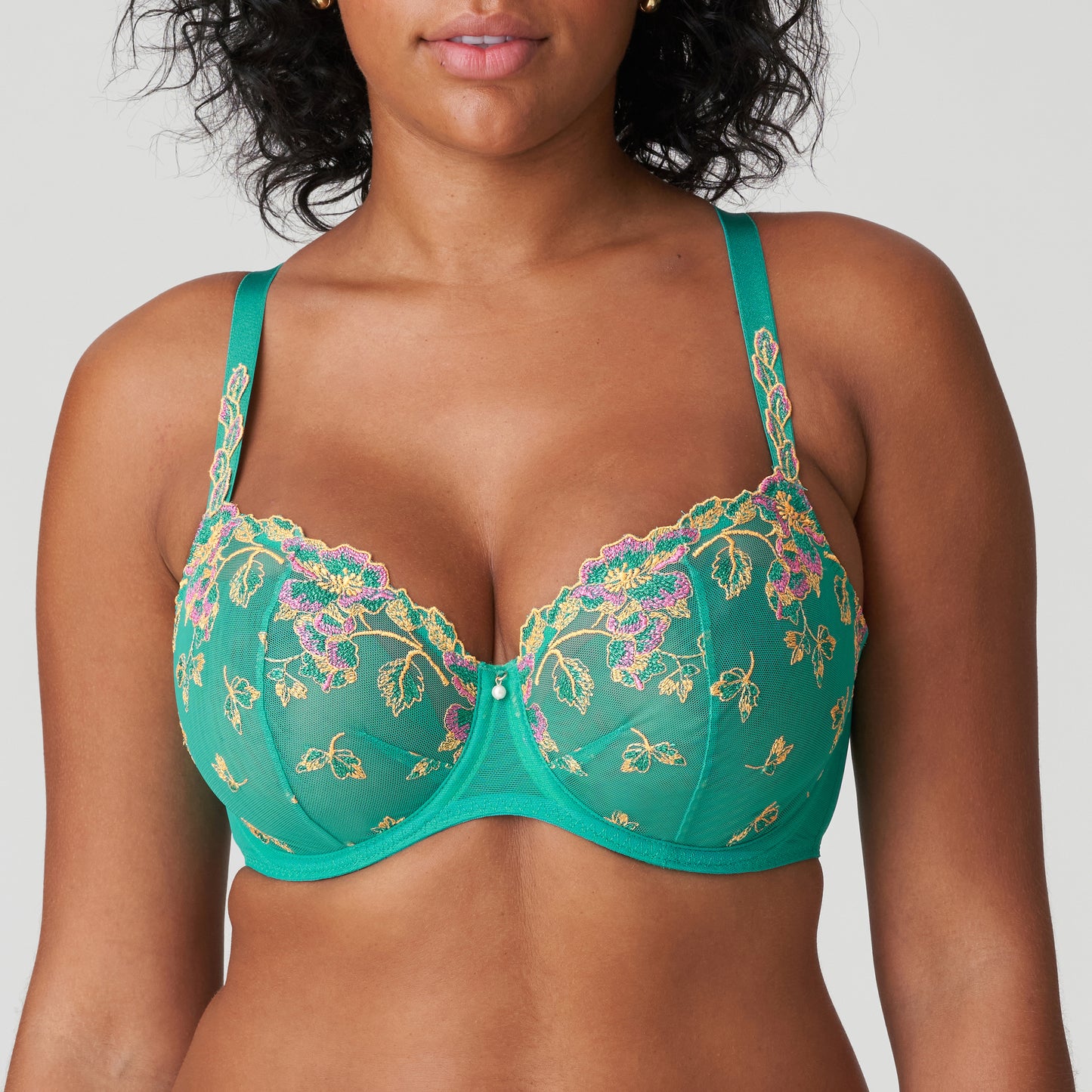 Primadonna-Lenca soutien-gorge balconnet à couture verticale Sunny Teal