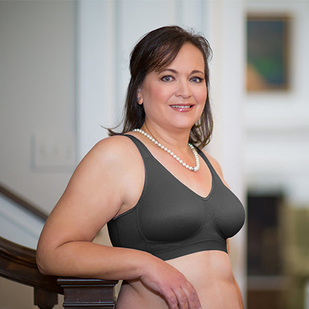 ABC-Massage bra soutien-gorge sans armature à bande de maintien large