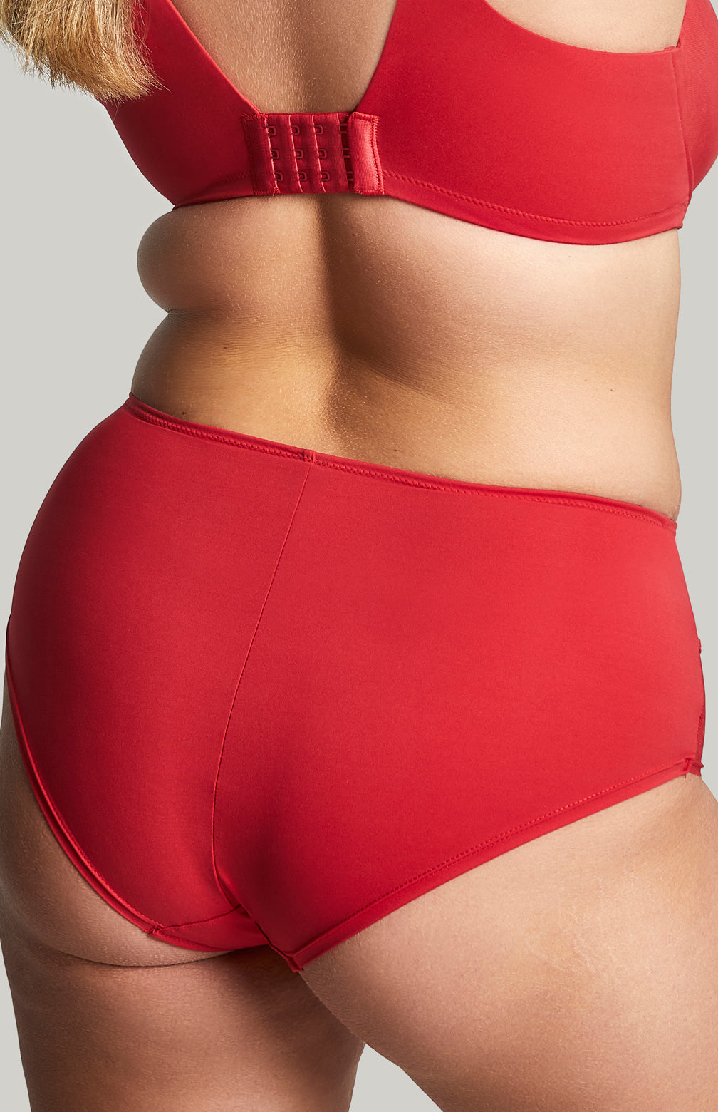 Sculptresse-Bliss culotte taille haute salsa red