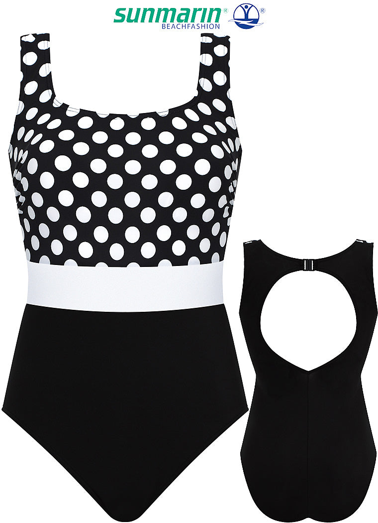 Sunmarin-Maillot de bain une pièce sans armature noir