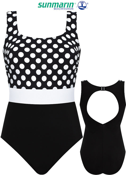 Sunmarin-Maillot de bain une pièce sans armature noir