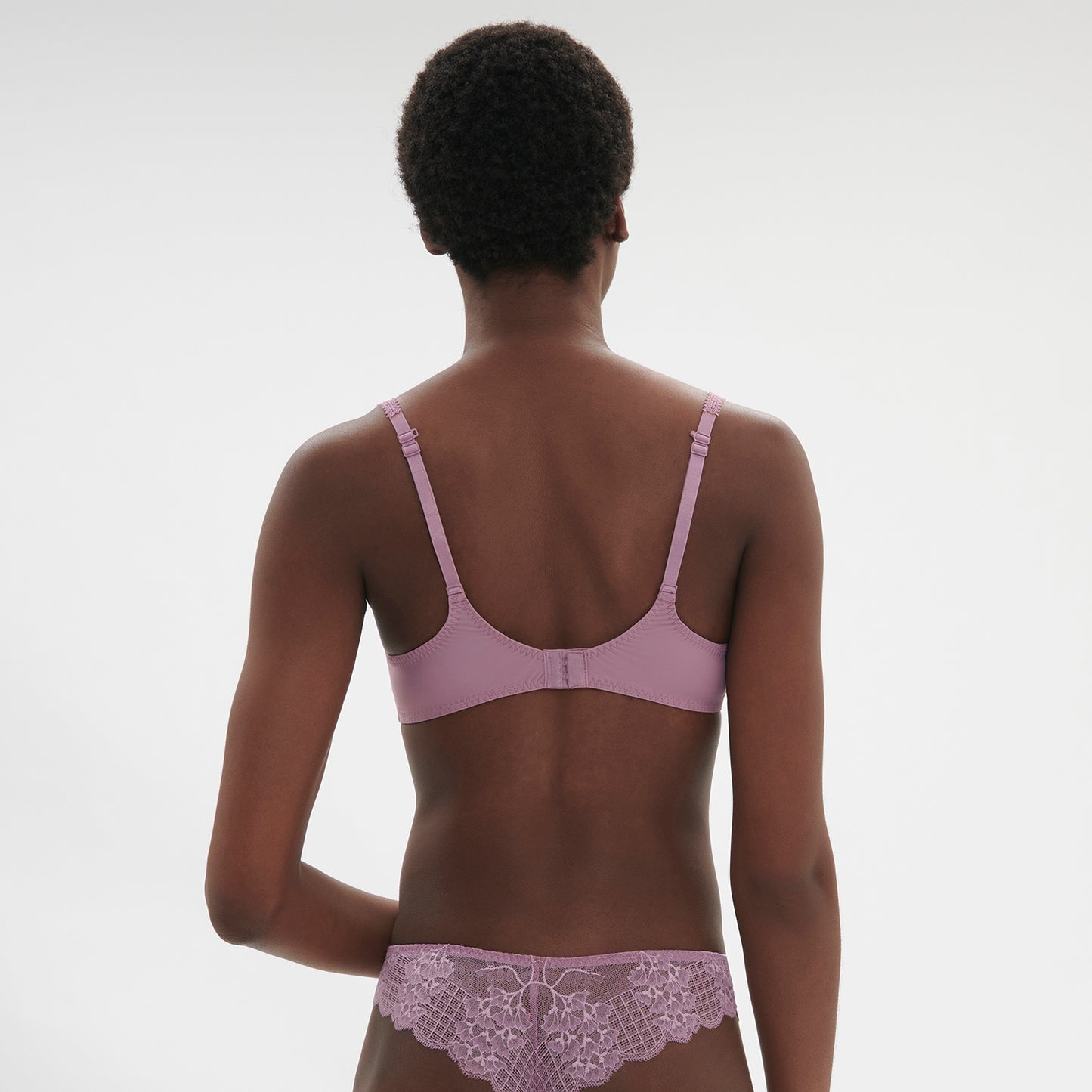 Simone Pérèle-Rêve soutien-gorge spacer plongeant mauve glamour