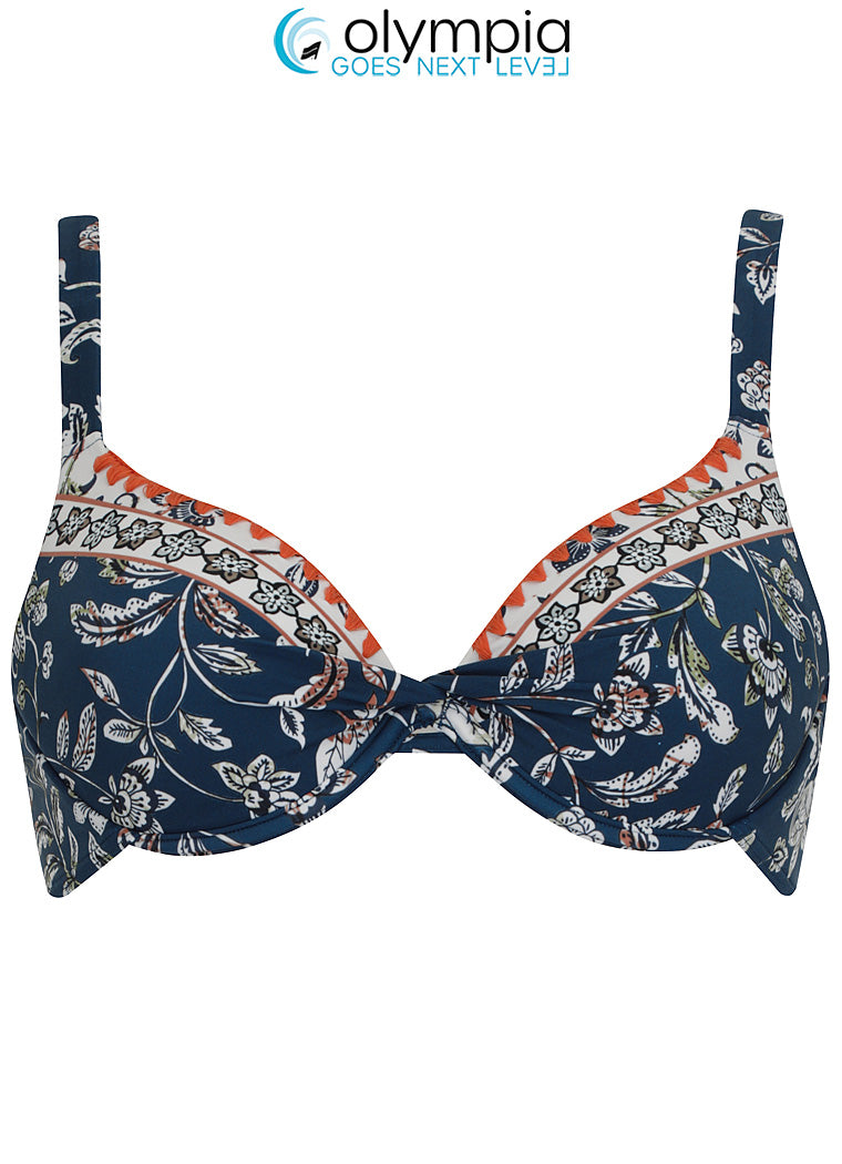 Olympia-Haut de bikini rembourré bleu nocturne